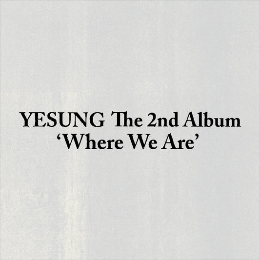 YESUNG 예성 2nd Album [Where We Are] (SMini Ver.)(NFC Album)